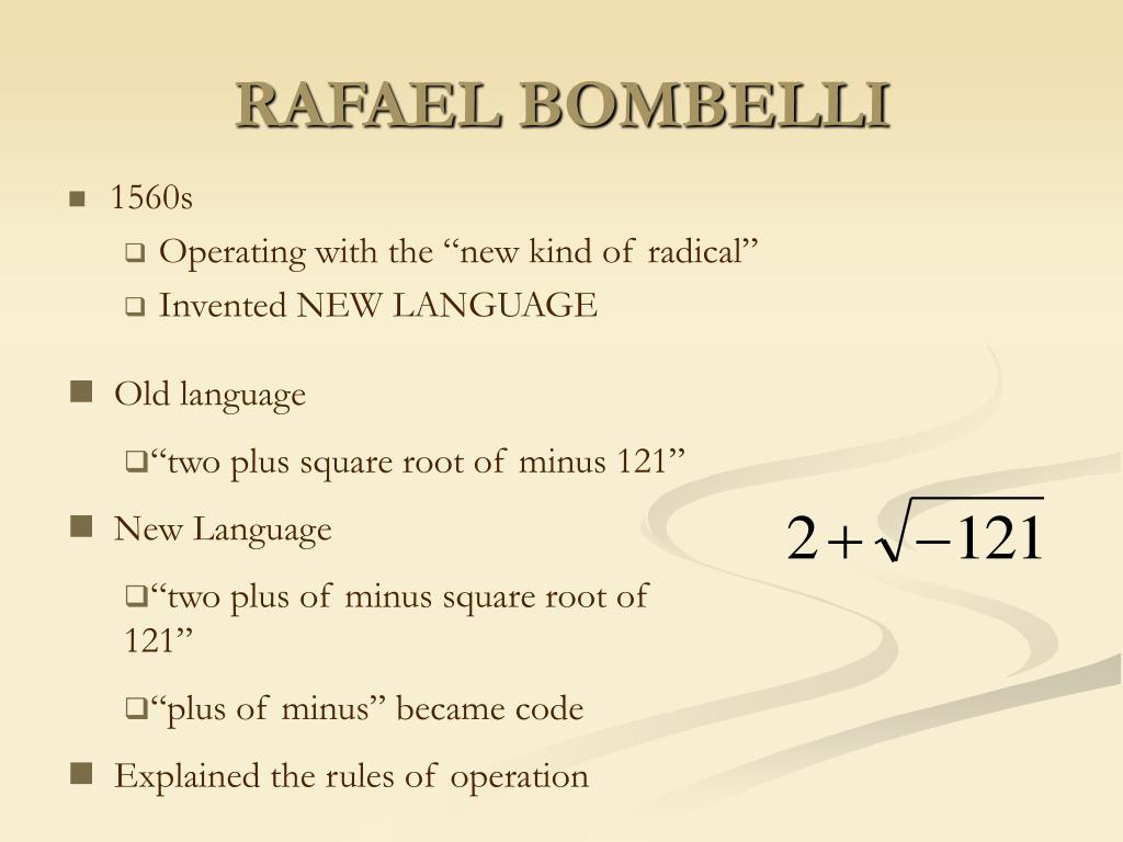 PPT Impossible, Imaginary, Useful Complex Numbers PowerPoint
