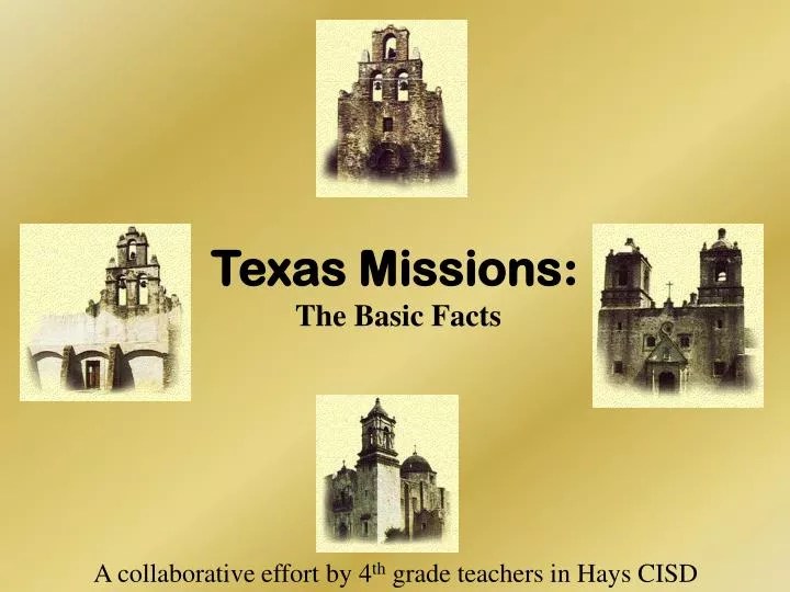 PPT Texas Missions PowerPoint Presentation ID240489