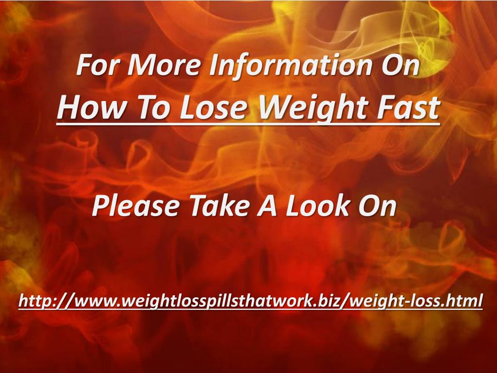 PPT How to Lose Weight Fast With These 5 Tips PowerPoint Presentation