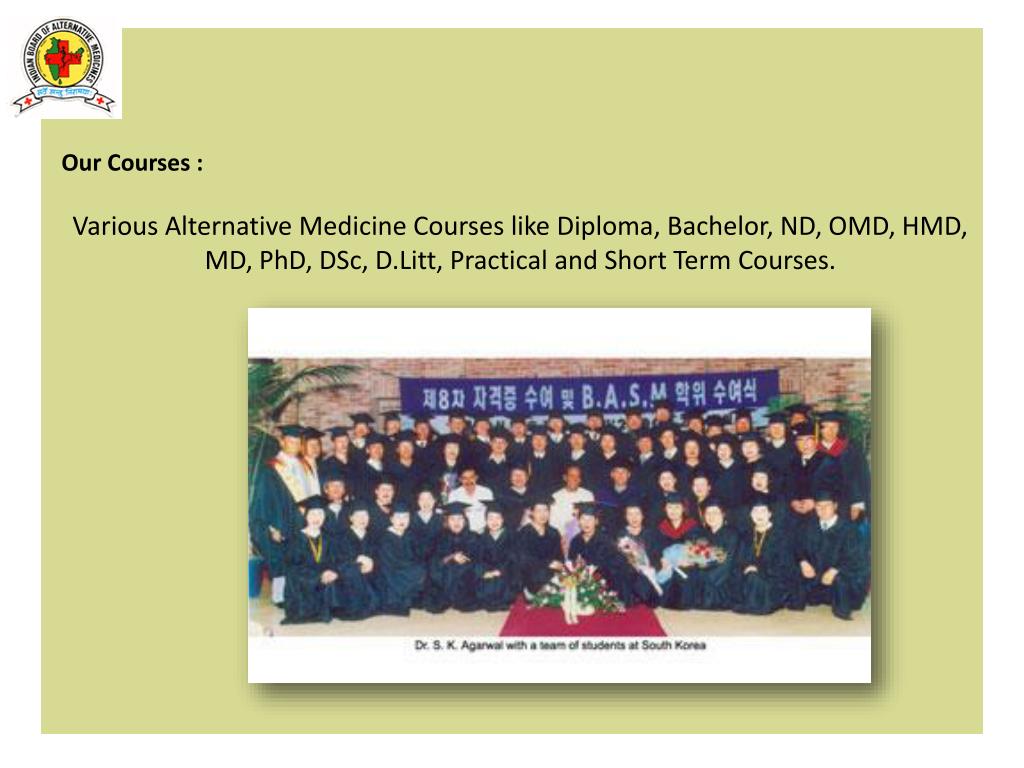 PPT Alternative Medicine Institute PowerPoint Presentation, free