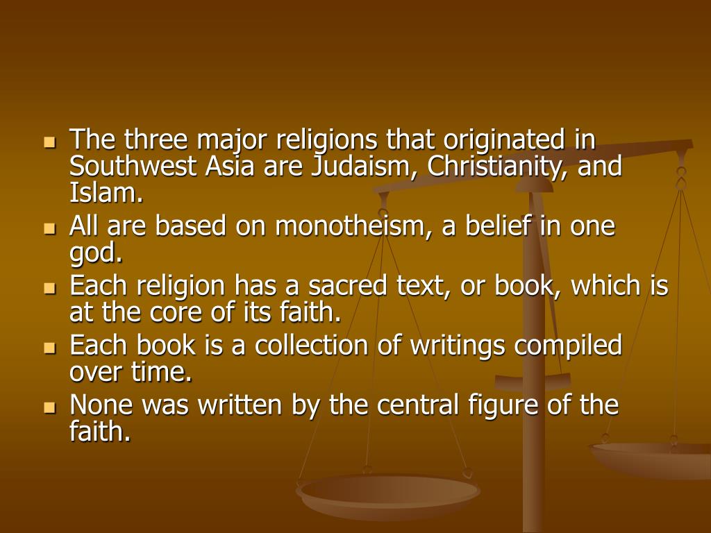 PPT Origins of Judaism, Christianity, and Islam PowerPoint