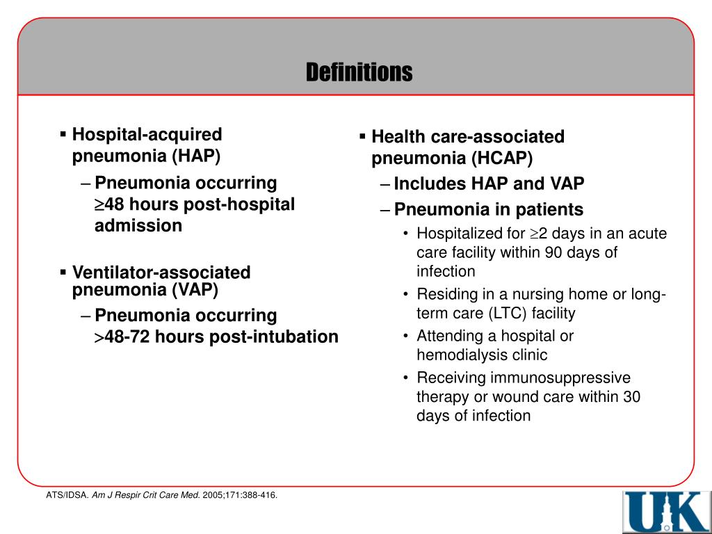 PPT Diagnosis, Treatment and Prevention of Hospital Acquired