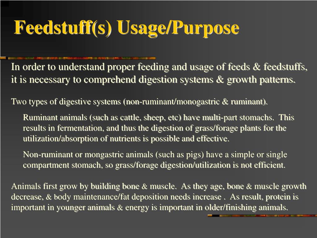 PPT TYPICAL OR COMMON FEEDS/FEEDSTUFFS PowerPoint Presentation, free download ID241280