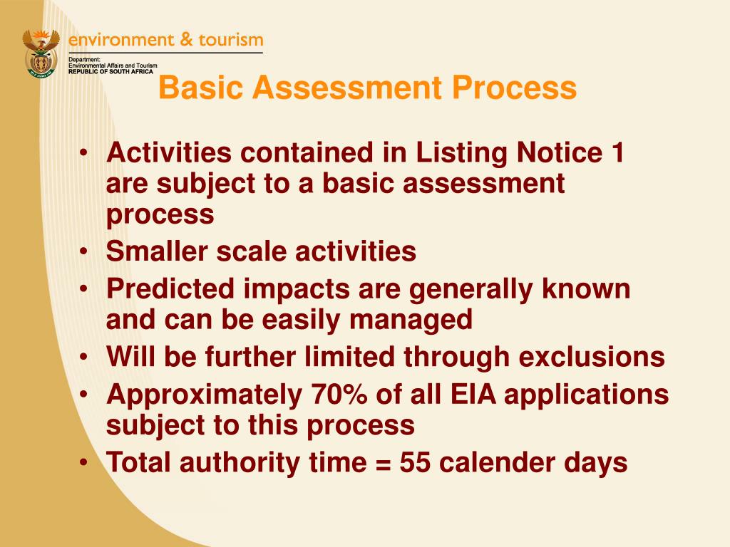 PPT The Review of the EIA system of South Africa PowerPoint