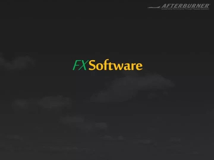 PPT FX Software PowerPoint Presentation, free download ID242075