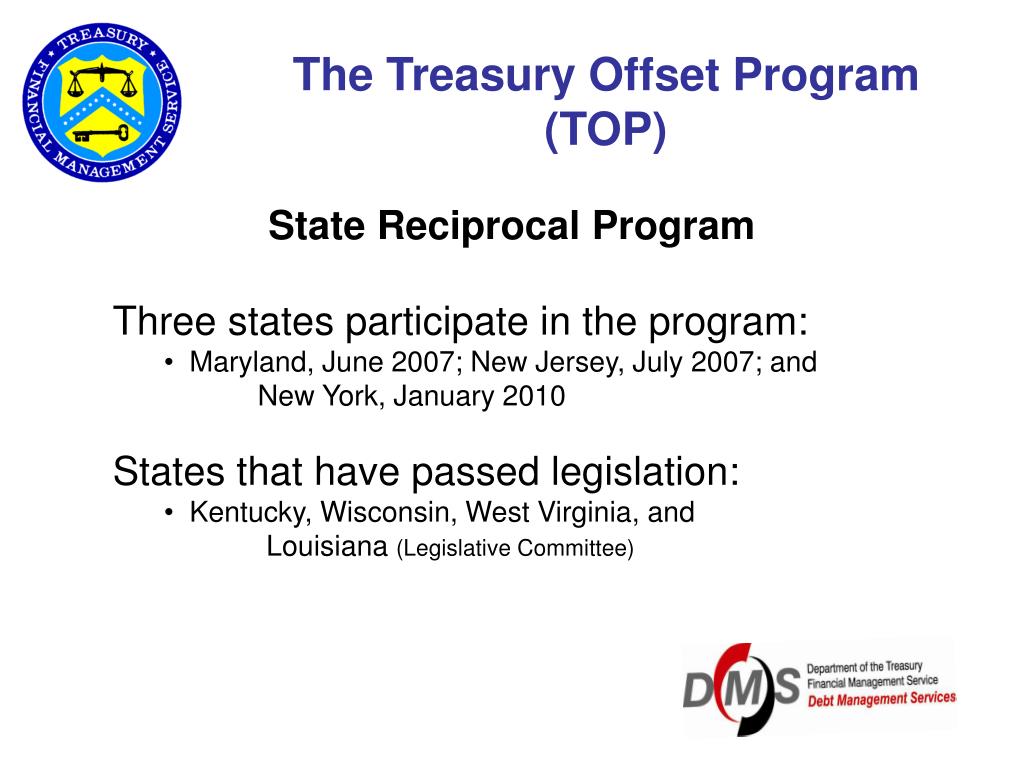 PPT The Treasury Offset Program PowerPoint Presentation, free