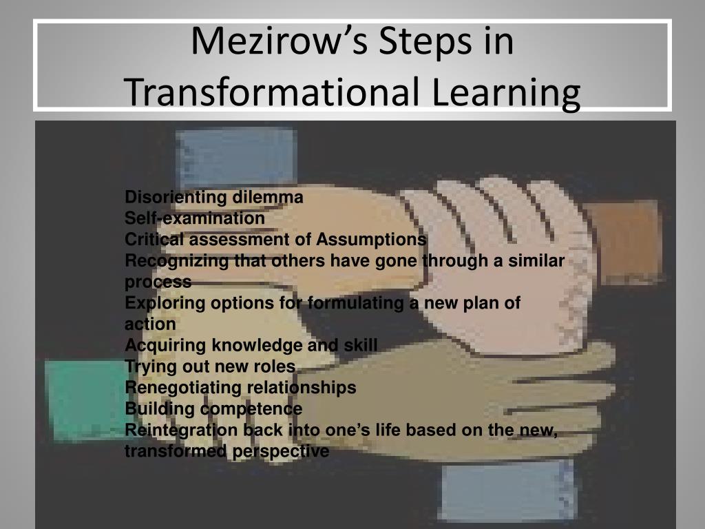 Mezirow's Ten Phases of Transformative Learning Google