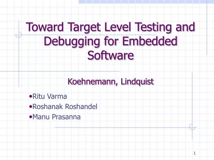 Software Testing Srinivasan Desikan Ppt