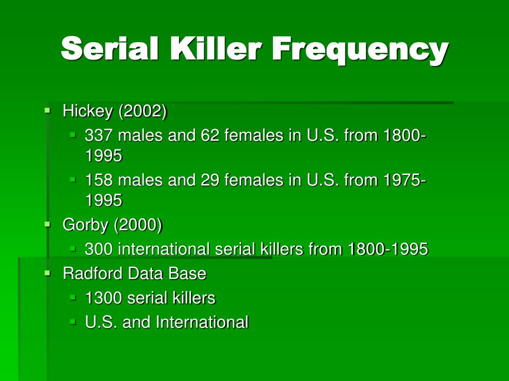 PPT Psychology of Serial Killers PowerPoint Presentation, free