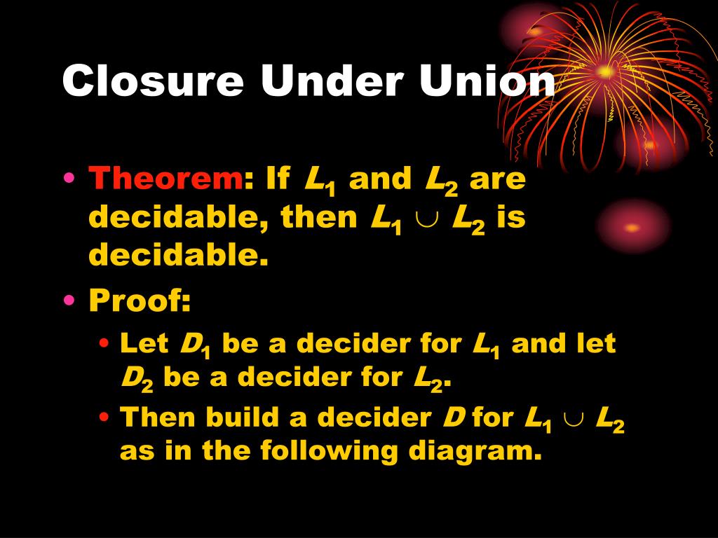 PPT Closure Properties of Decidability PowerPoint Presentation, free