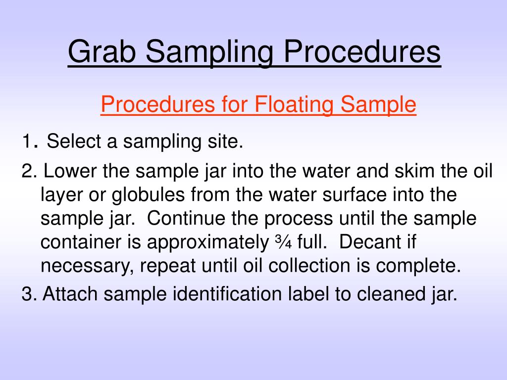 PPT Oil Spill Sampling PowerPoint Presentation, free download ID243421