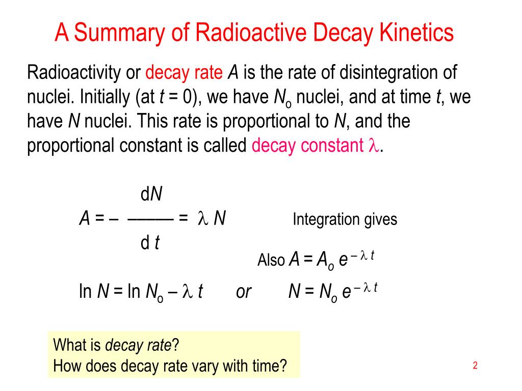 PPT Radioactive Decays transmutations of nuclides