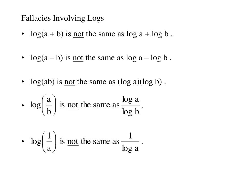 PPT Common Logarithms PowerPoint Presentation, free download ID243756