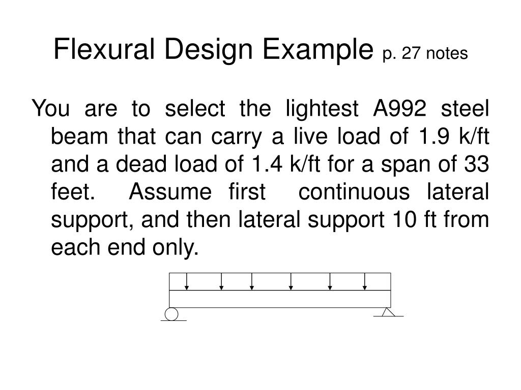 PPT Design of Steel Flexural Members PowerPoint Presentation, free