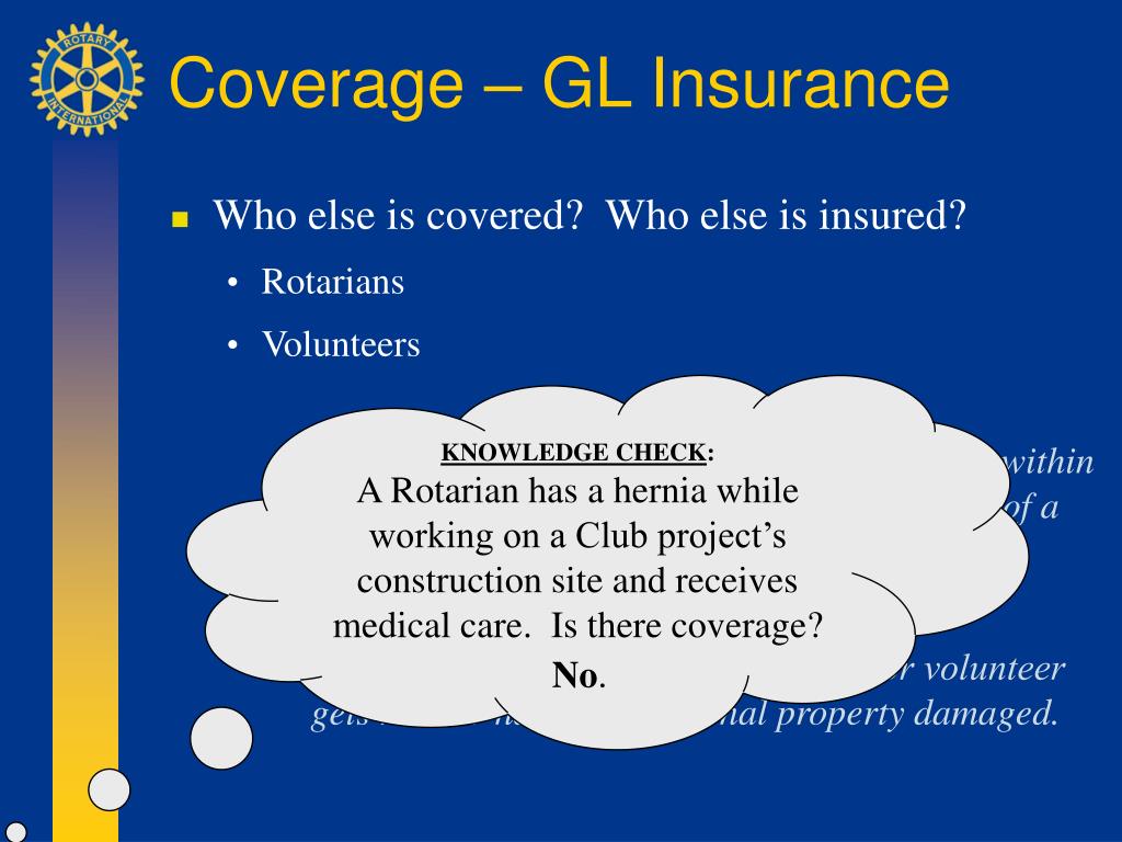 PPT U.S. Rotary Club & District Liability Insurance Program