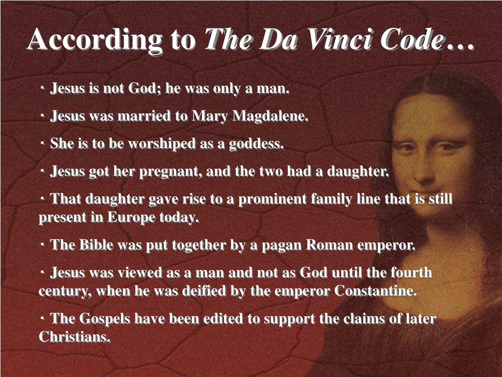 Famous Da Vinci Code Quotes 2022 Ppt - The Da Vinci Code Faith, Fact Or Fiction Powerpoint Presentation - Id:244155
