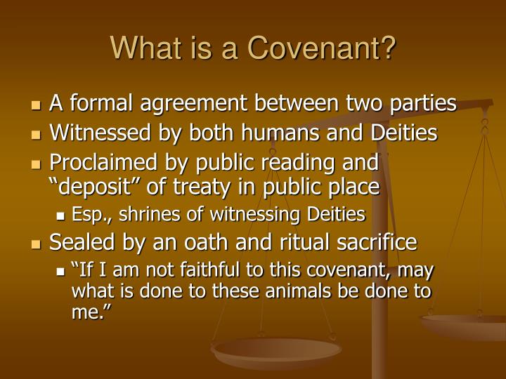 PPT Covenants in the Ancient Near East PowerPoint Presentation ID