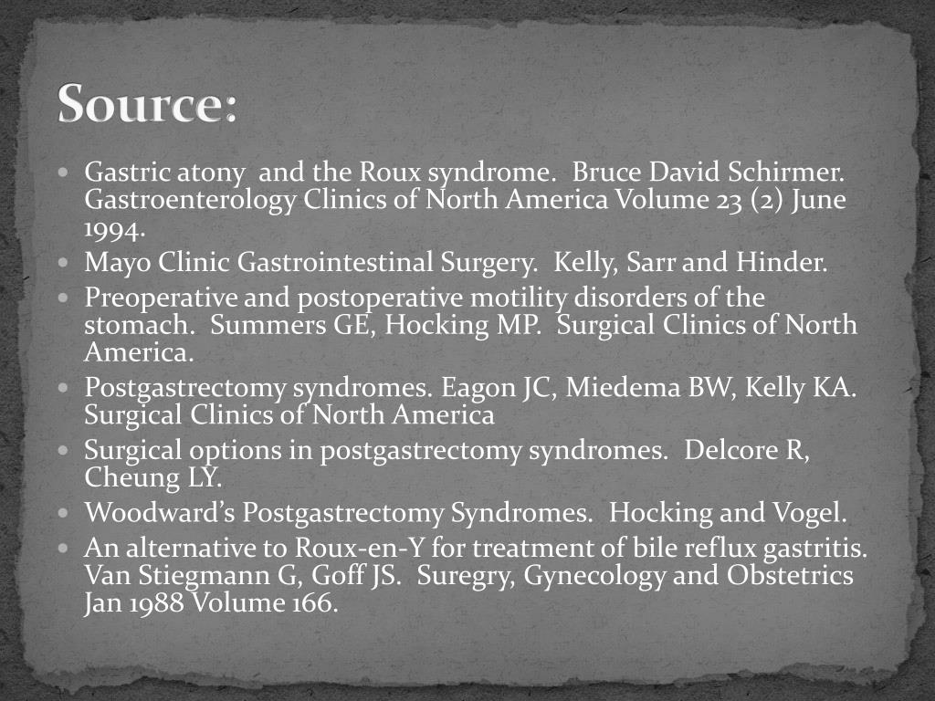 PPT Delayed gastric emptying after RouxenY reconstruction after