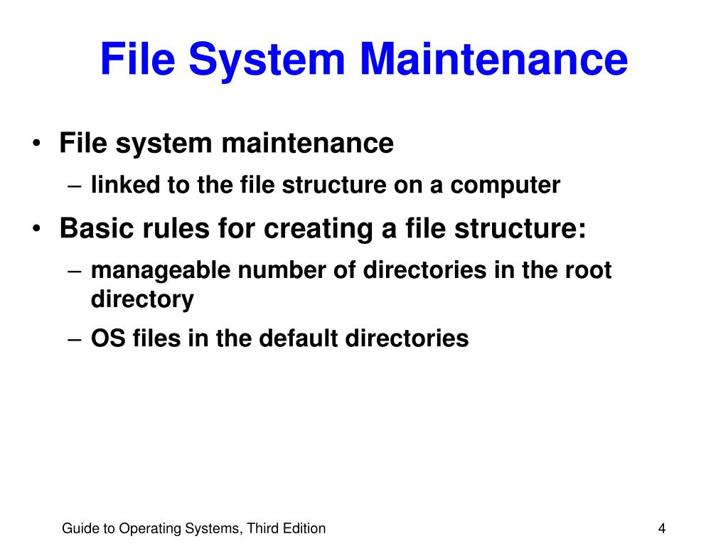 PPT Standard Operating and Maintenance Procedures PowerPoint