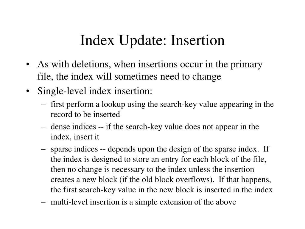 PPT Reading and Review Chapter 12 Indexing and Hashing PowerPoint