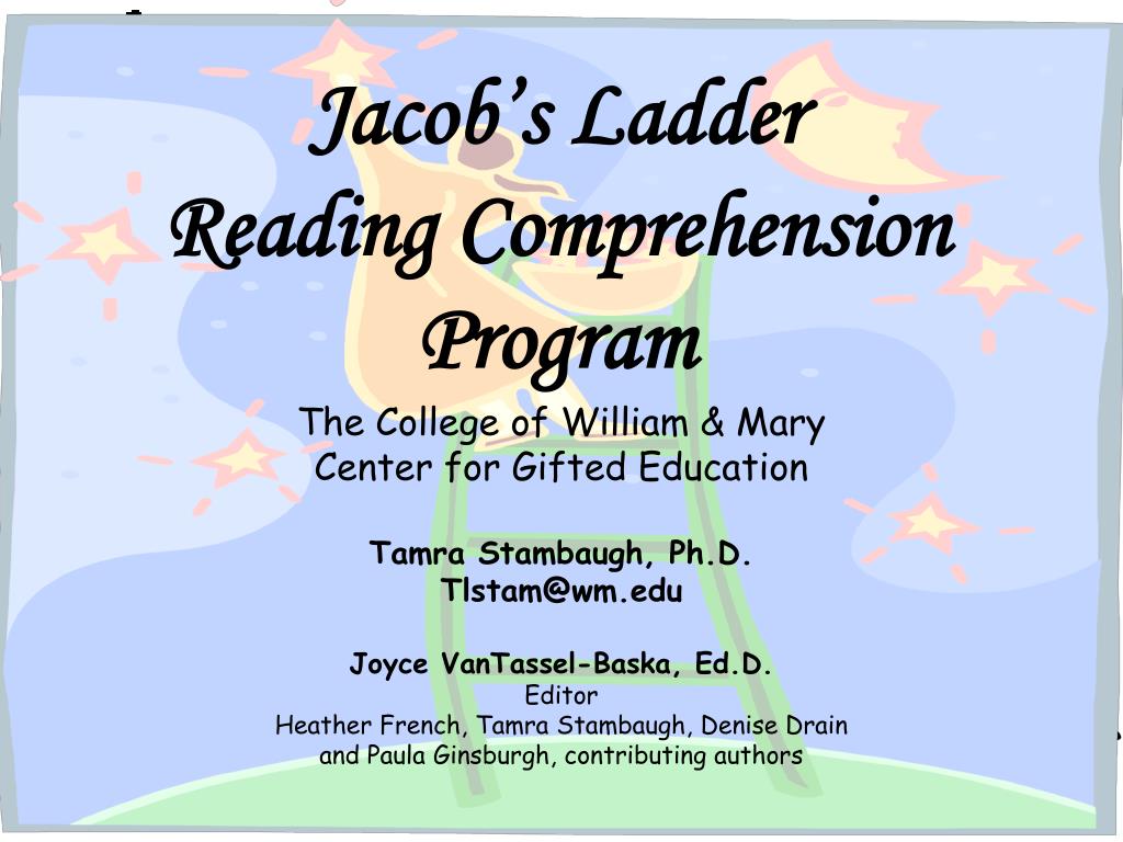PPT Jacob’s Ladder Reading Comprehension Program PowerPoint