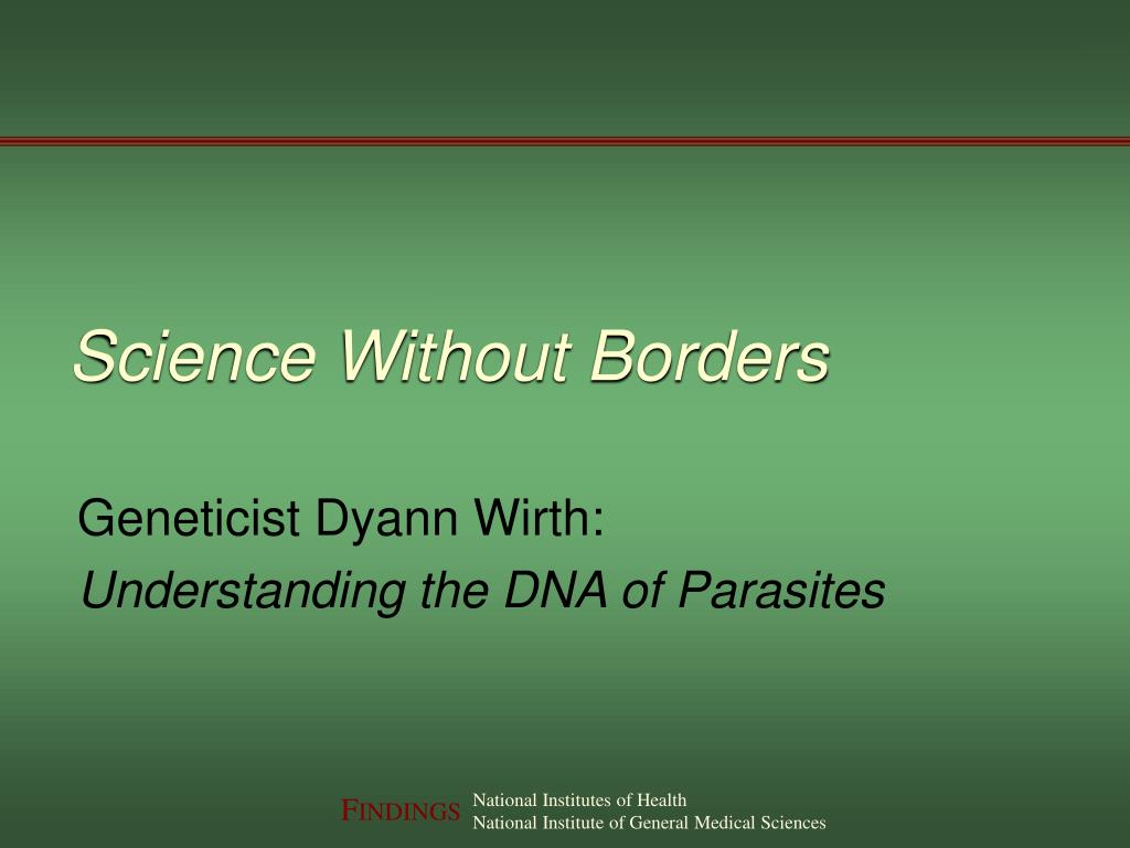 PPT Science Without Borders PowerPoint Presentation, free download