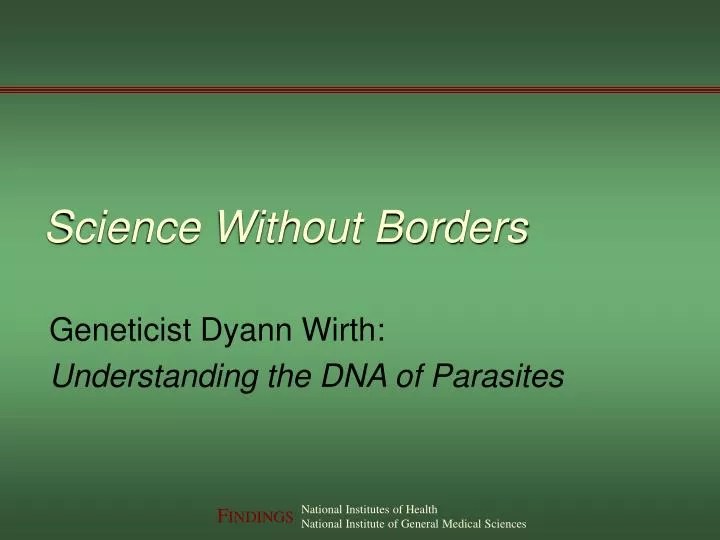 PPT Science Without Borders PowerPoint Presentation, free download