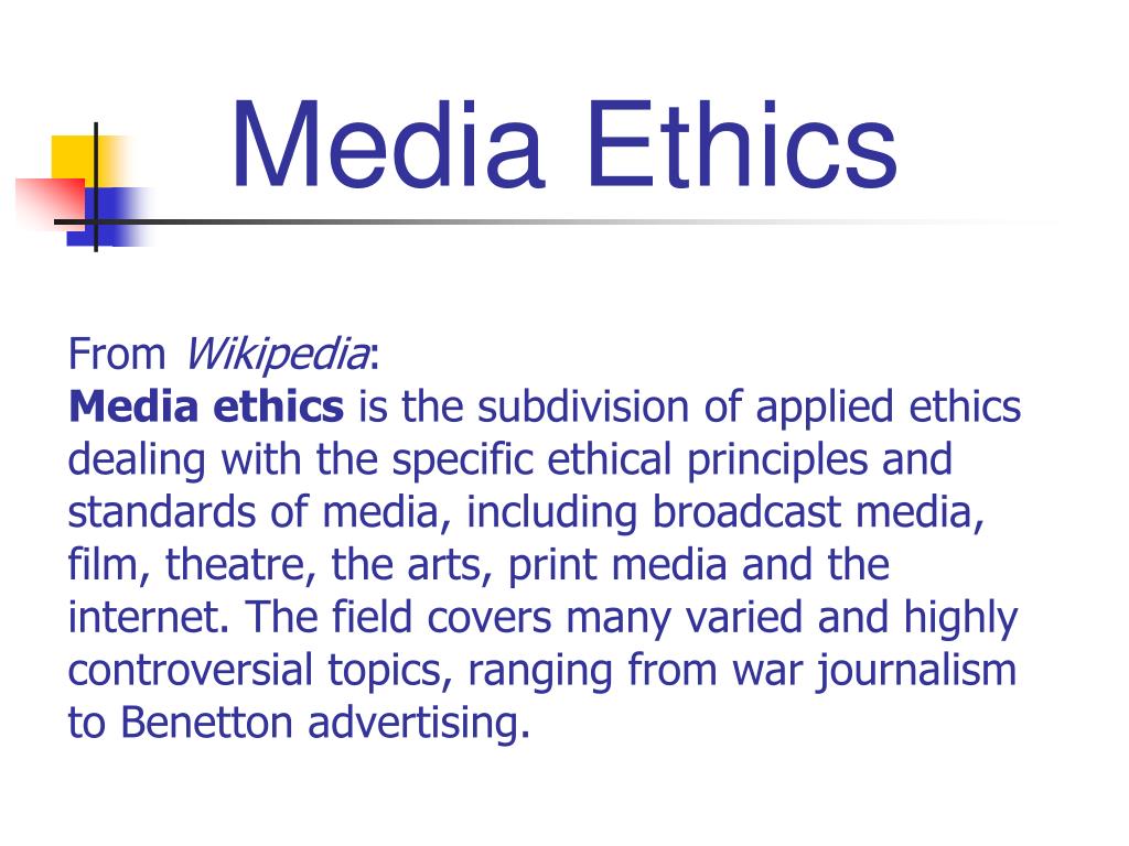 PPT Ethics and Media Ethics PowerPoint Presentation, free download