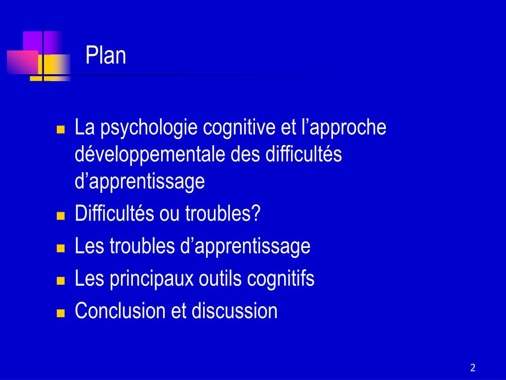 PPT Introduction à l’approche cognitive des difficultés scolaires PowerPoint Presentation ID