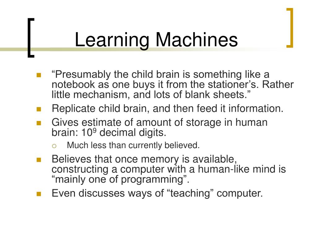Computing Machinery And Intelligence