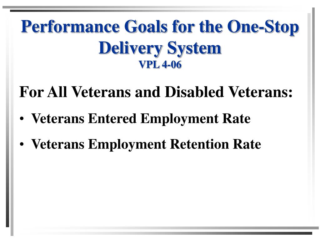 PPT The Disabled Veterans Outreach Program (DVOP) and Local Veterans