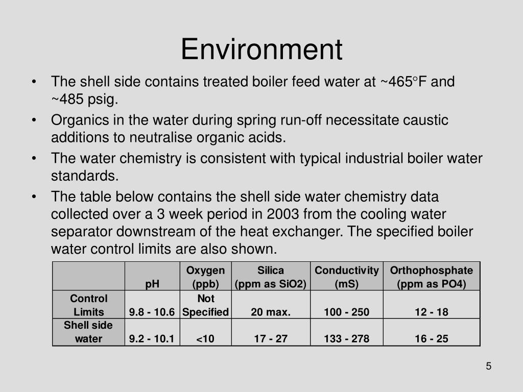 PPT Environmental Stress Cracking of a Shell and Tube Heat Exchanger