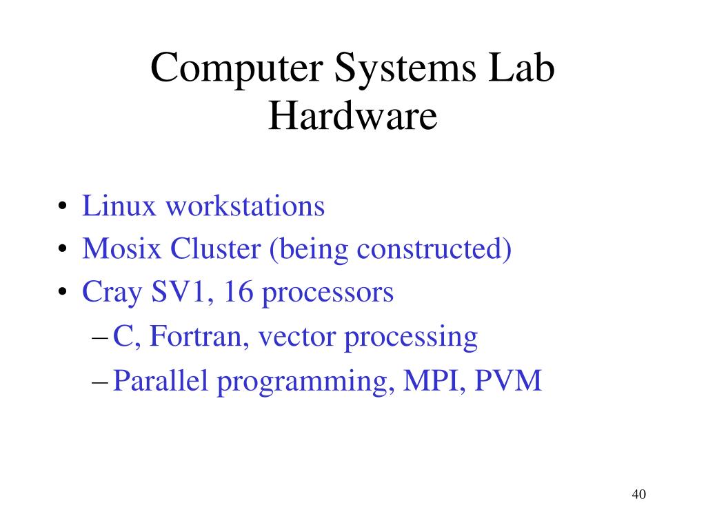 PPT Computer Systems Lab TJHSST PowerPoint Presentation, free