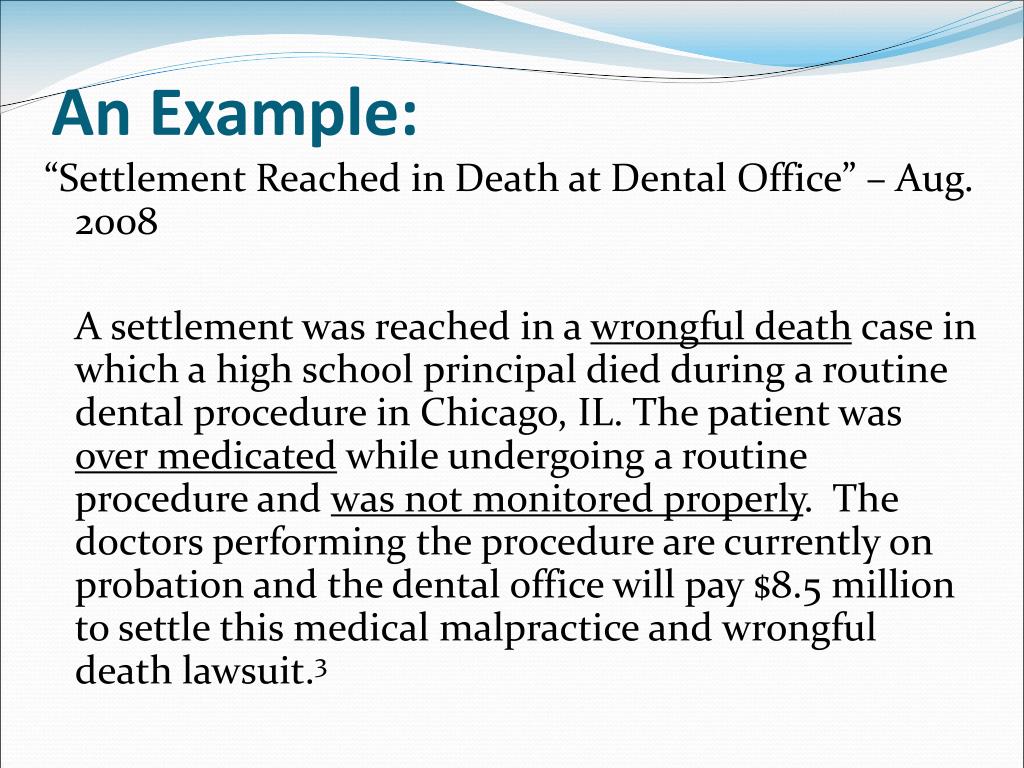 PPT Risk Management Helping to Prevent Dental Malpractice Lawsuits