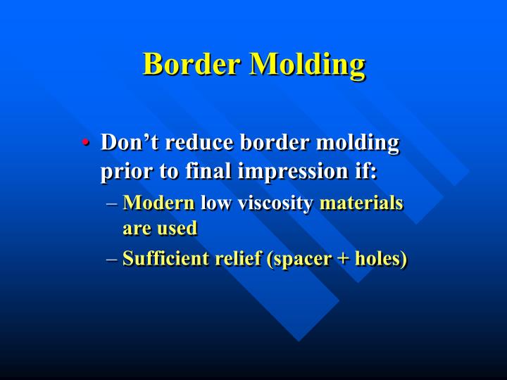 PPT Border Molding PowerPoint Presentation ID249794
