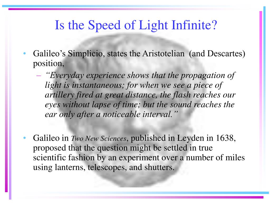 PPT History of the Speed of Light ( c ) PowerPoint Presentation, free