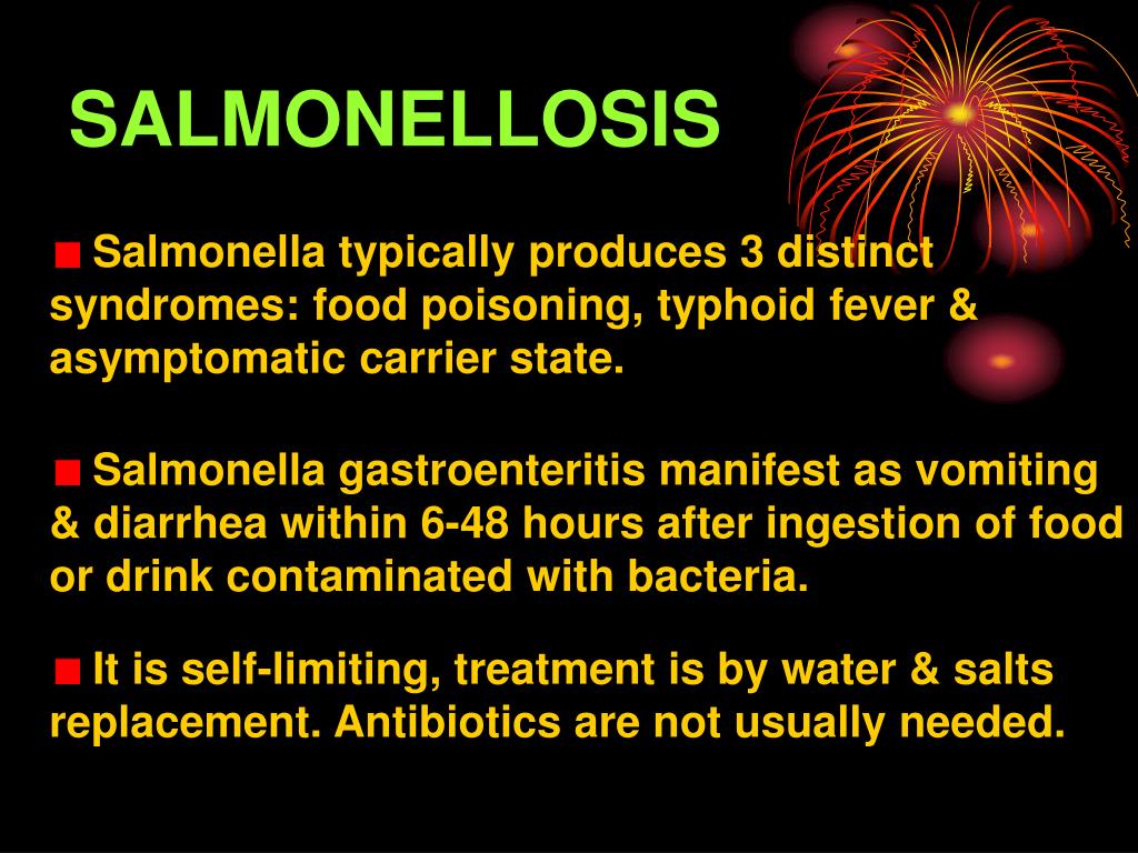 Salmonella Symptoms