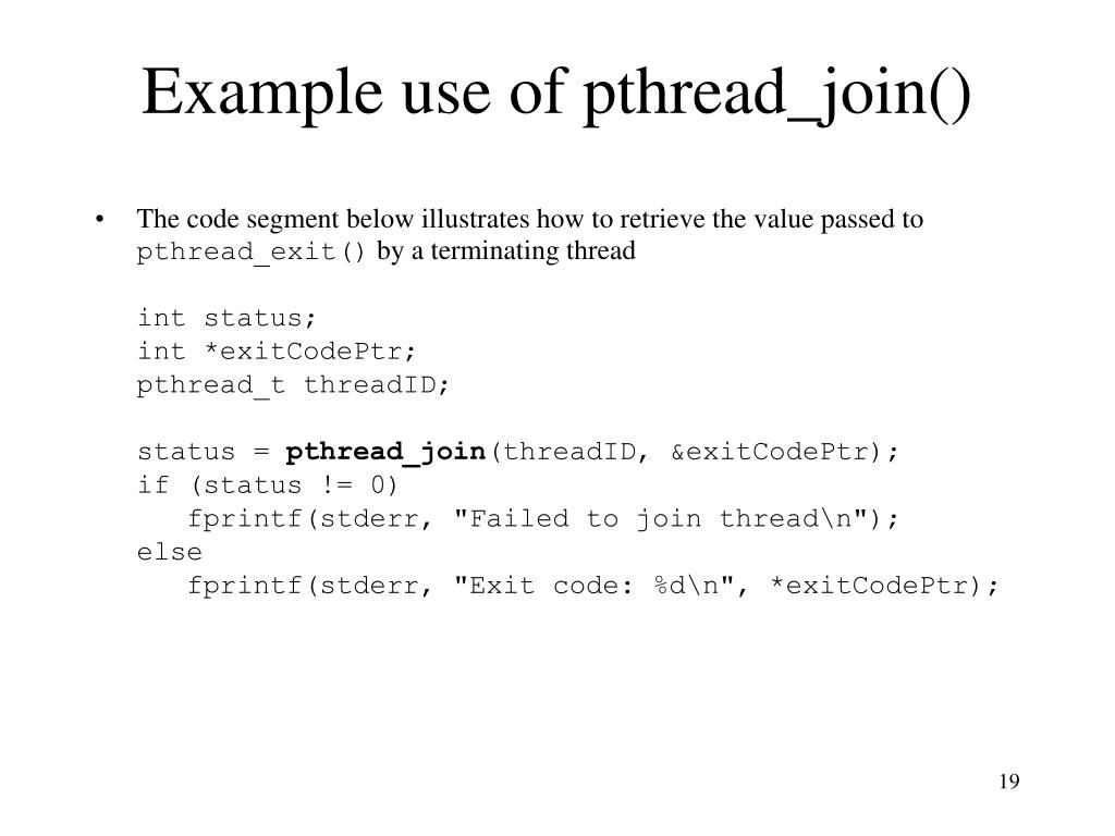 PPT Chapter 12 POSIX Threads PowerPoint Presentation, free download ID251930