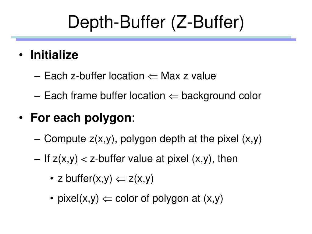 PPT VisibleSurface Detection PowerPoint Presentation, free download ID252327