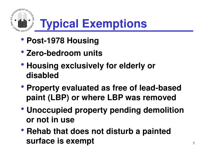 PPT HUD’s Lead Safe Housing Rule (LSHR) 24 CFR Part 35, subparts BR