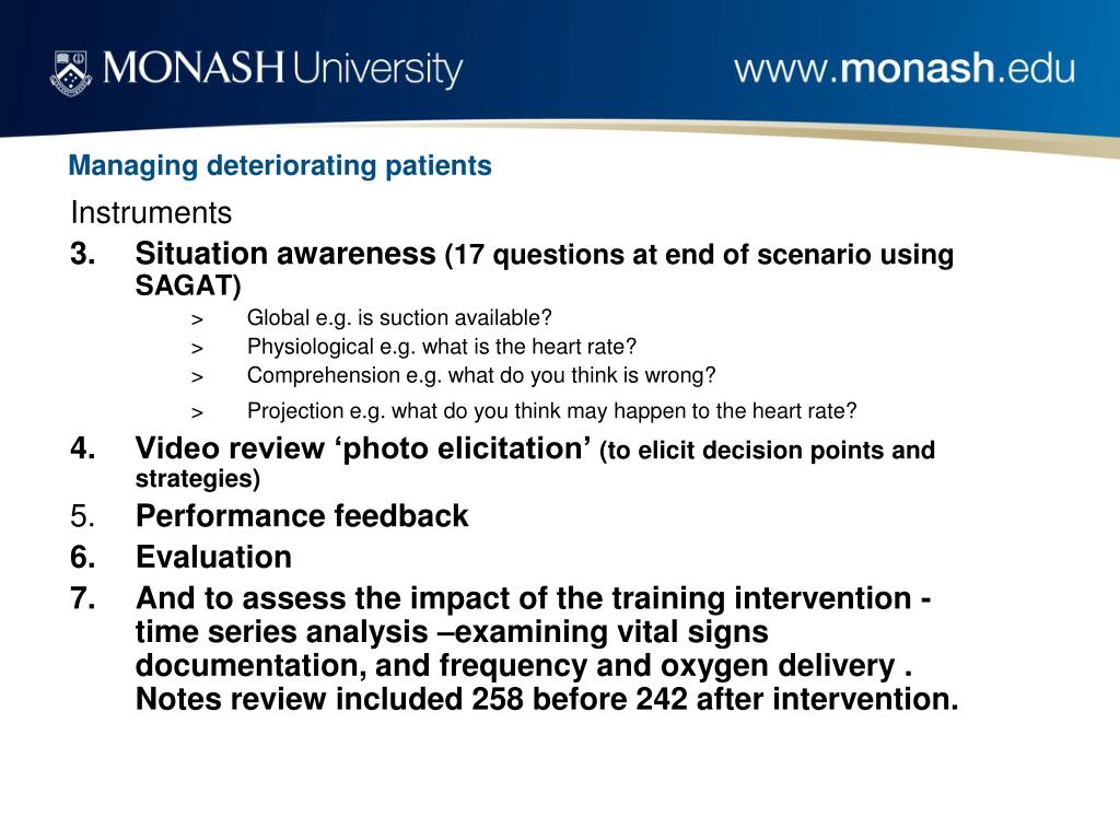 PPT Managing deteriorating patients rural registered nurses