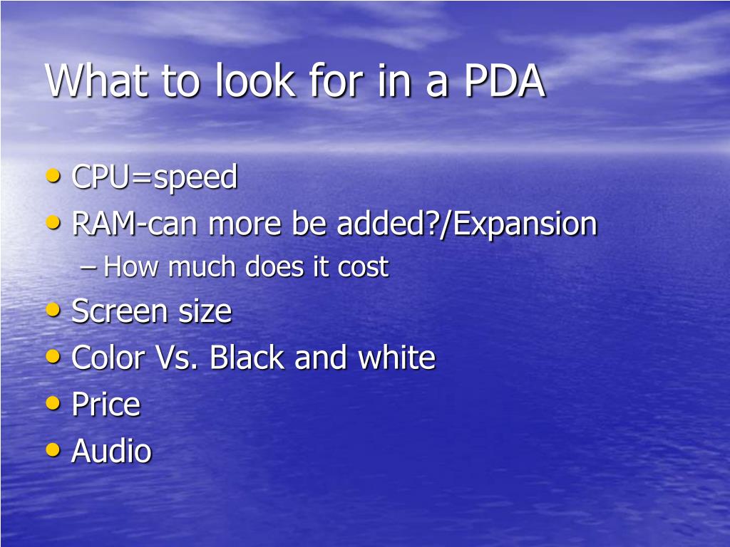 PPT Utilization of PDAs During the Learning Process PowerPoint