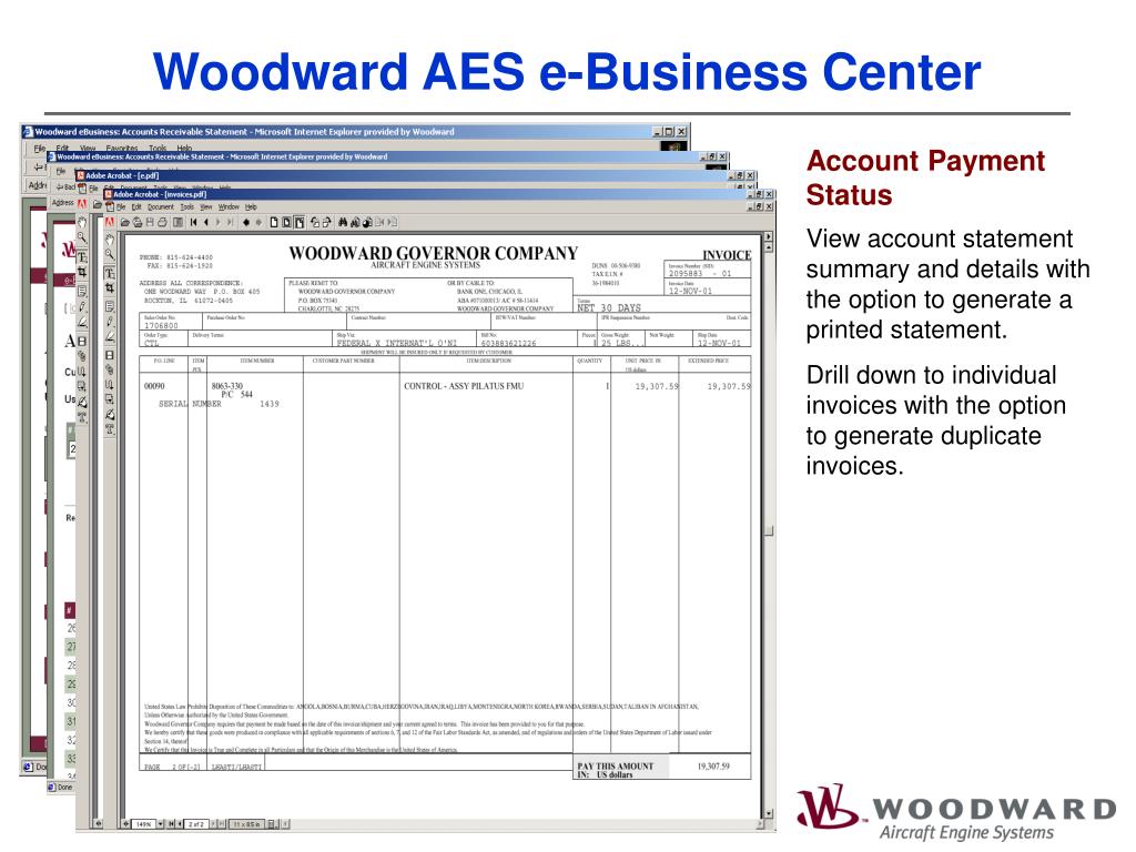 PPT Woodward eBusiness Center PowerPoint Presentation, free download