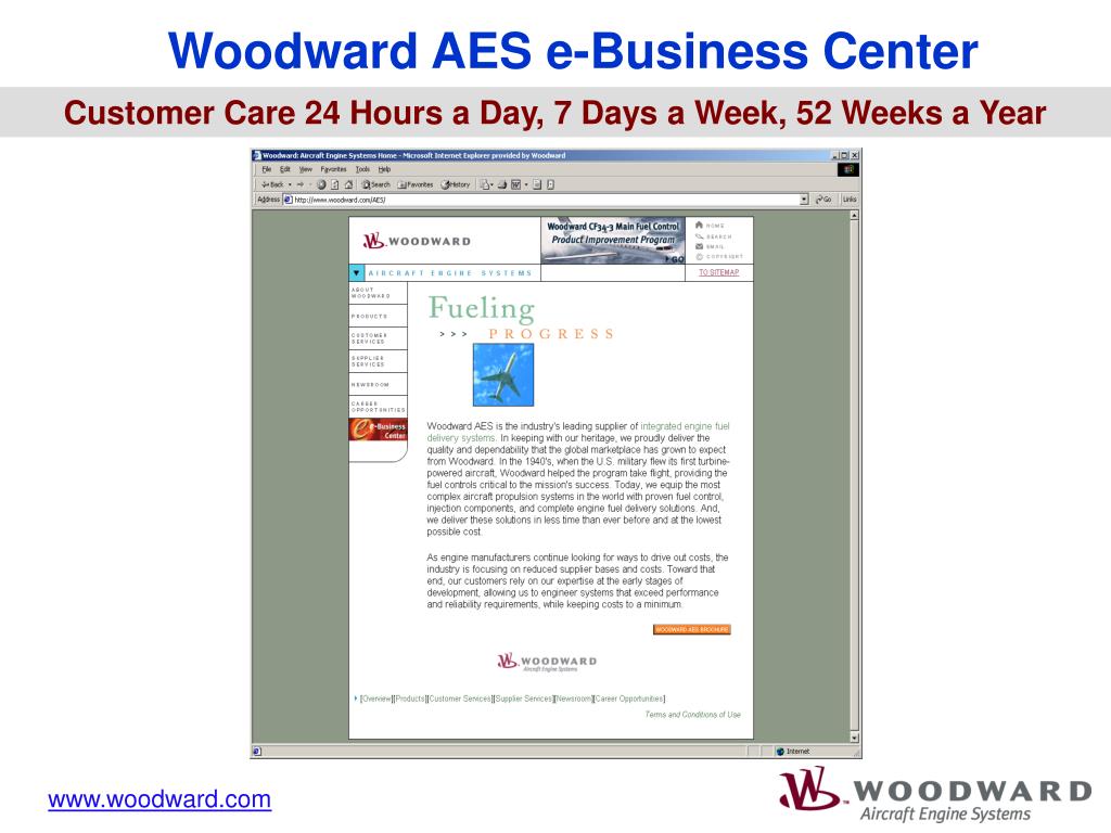 PPT Woodward eBusiness Center PowerPoint Presentation, free download
