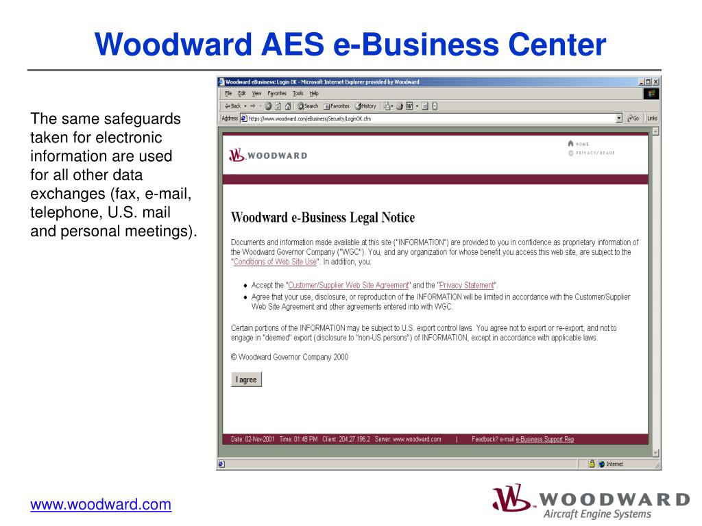 PPT Woodward eBusiness Center PowerPoint Presentation, free download