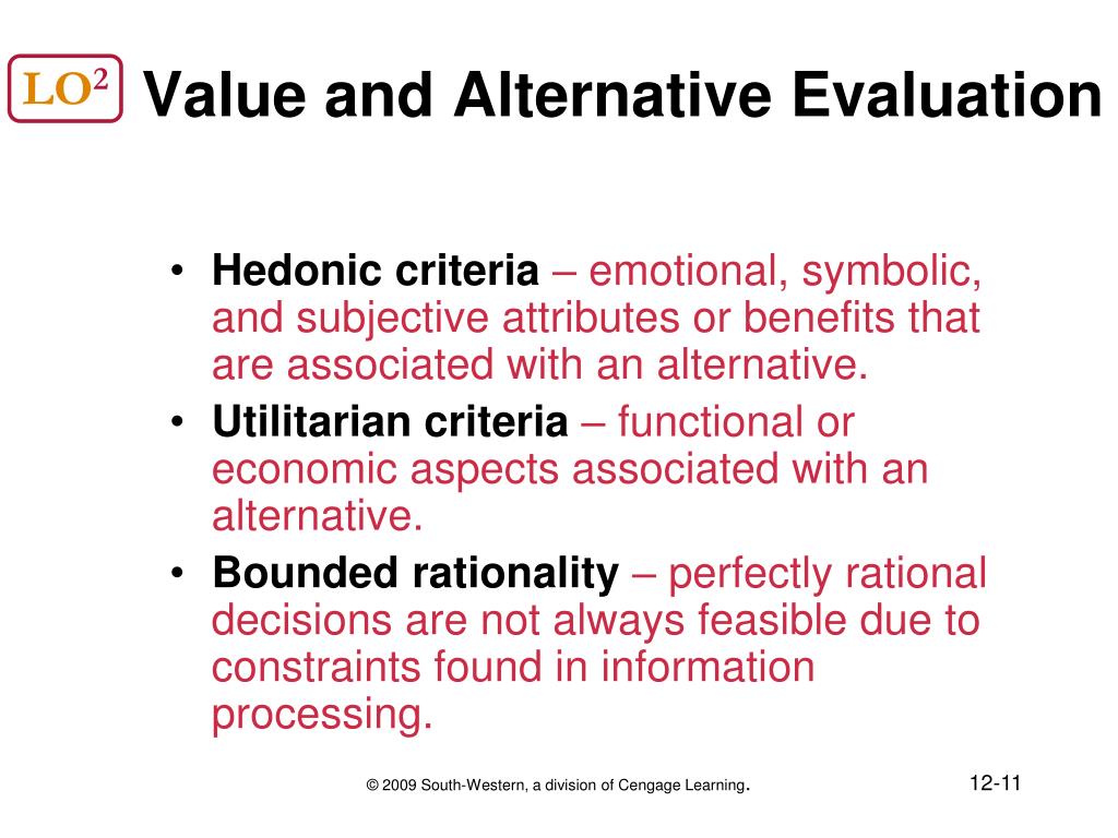 PPT Chapter 12 Decision Making II Alternative Evaluation and Choice
