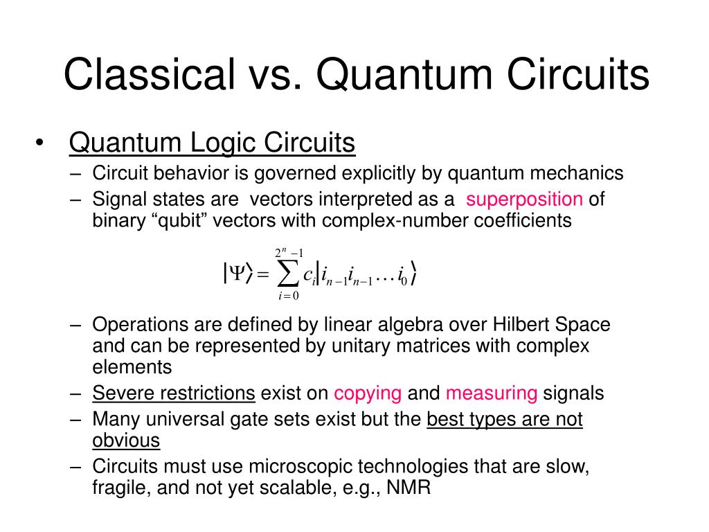 PPT From Quantum Gates to Quantum Learning recent research and open