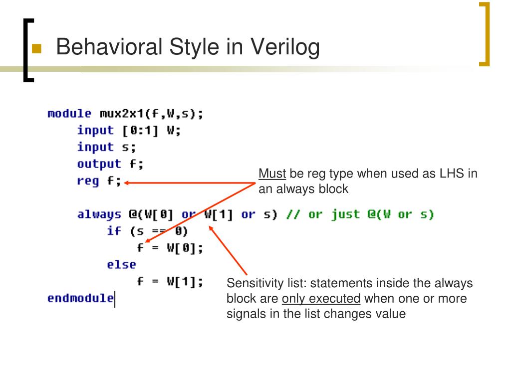 PPT Combinational Logic in Verilog PowerPoint Presentation, free download ID253421