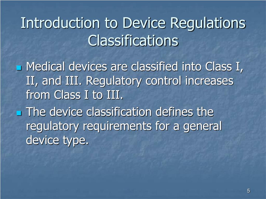 PPT Overview of FDA Device Regulations PowerPoint Presentation, free