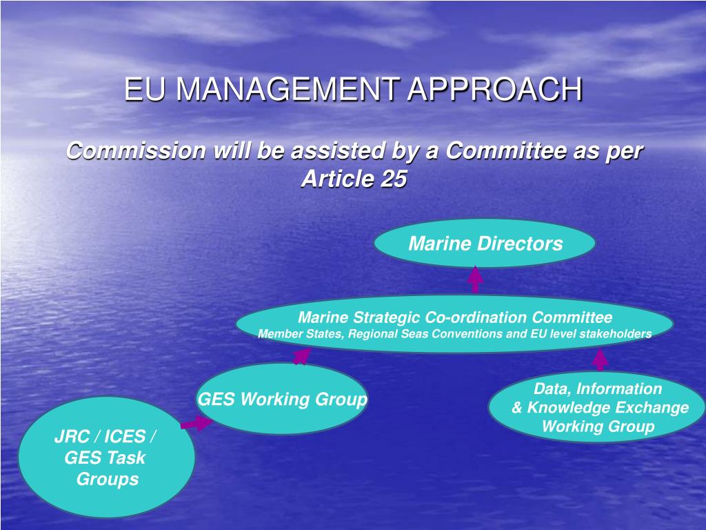 PPT MARINE STRATEGY FRAMEWORK DIRECTIVE (MSFD) PowerPoint